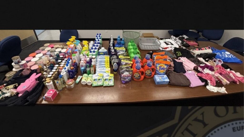 Items recovered by the Fresno Police Department on Thursday, March 12, 2026. (Fresno PD)