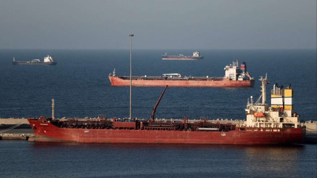 Luojiashan tanker sits anchored in Muscat, as Iran vows to close the Strait of Hormuz, amid the U.S.-Israeli conflict with Iran, in Muscat, Oman, March 7, 2026. (Reuters File)