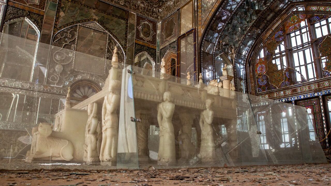 Image of Damage to the historic Golestan Palace in Tehran