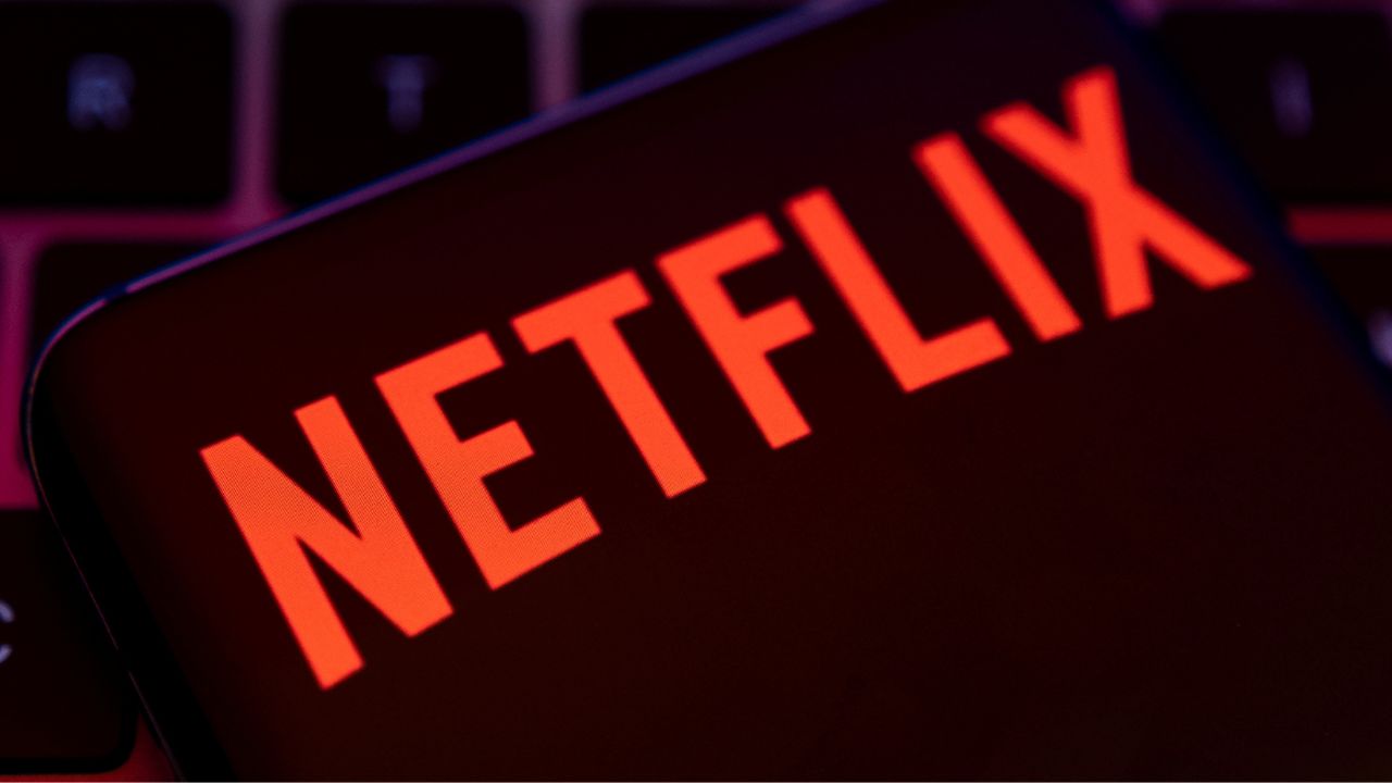 Smartphone with Netflix logo is placed on a keyboard in this illustration taken April 19, 2022. (Reuters/Dado Ruvic)