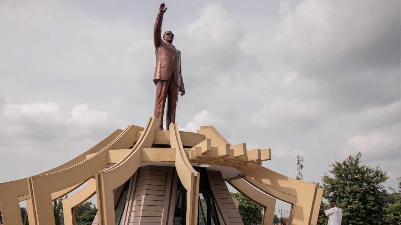 Patrice Lumumba’s mausoleum in Kinshasa, Democratic Republic of Congo, Dec. 19, 2023. A 93-year-old retired Belgian diplomat has been ordered to stand trial for what prosecutors say is his role in the 1961 assassination of the first Congolese prime minister, Patrice Lumumba, a leader in the fight against colonial rule who became a martyr figure in Africa’s liberation movement. (Guerchom Ndebo/The New York Times)