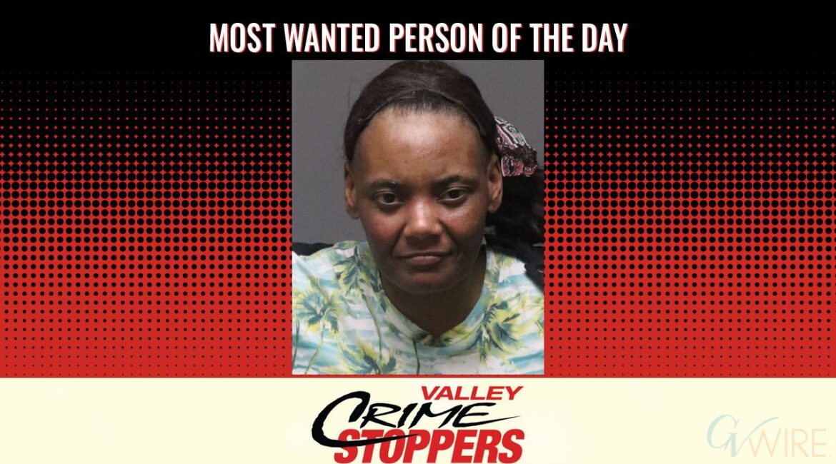 Patrice Nicole Jones is Valley Crime Stoppers' Most Wanted Person of the Day for March 25, 2026. (Valley Crimes Stoppers)