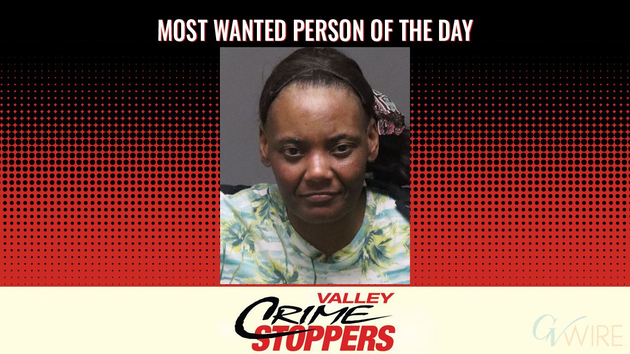Patrice Nicole Jones is Valley Crime Stoppers' Most Wanted Person of the Day for March 25, 2026. (Valley Crimes Stoppers)