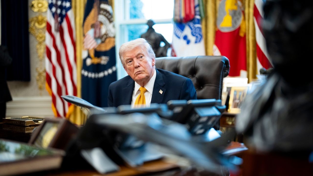 President Donald Trump in the Oval Office of the White House on Monday, March 16, 2026. President Trump claimed on Monday that a former president told him privately that “I wish I did what you did” in attacking Iran and killing its supreme leader, Ayatollah Ali Khamenei. (Doug Mills/The New York Times)
