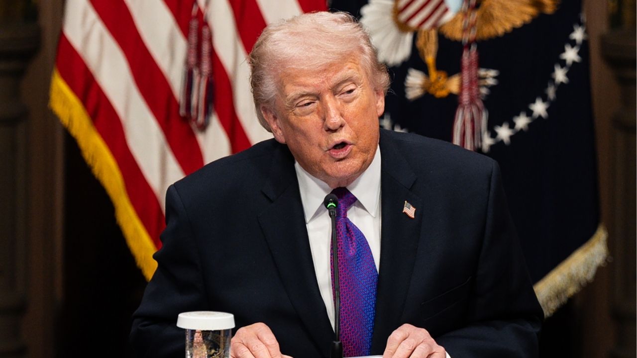 President Donald Trump speaks during a roundtable discussion on energy affordability at the White House in Washington, on Wednesday, March 4, 2026. Trump on Thursday said he should have a role in choosing Iran’s new leader, and that Mojtaba Khamenei, a son of the former leader Ayatollah Ali Khamenei who appeared to be the leading candidate to succeed his father, was an “unacceptable” choice. (Tierney L. Cross/The New York Times)