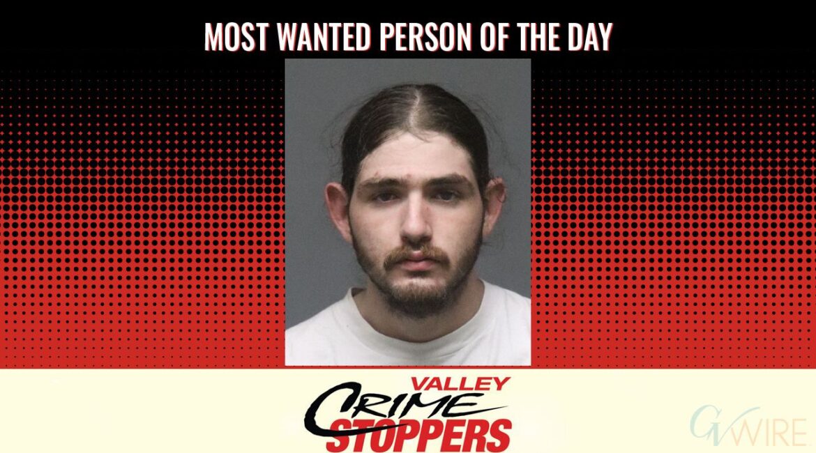 Roy Cameron Murberger is Valley Crime Stoppers' Most Wanted Person of the Day for March 20, 2026. (Valley Crimes Stoppers)