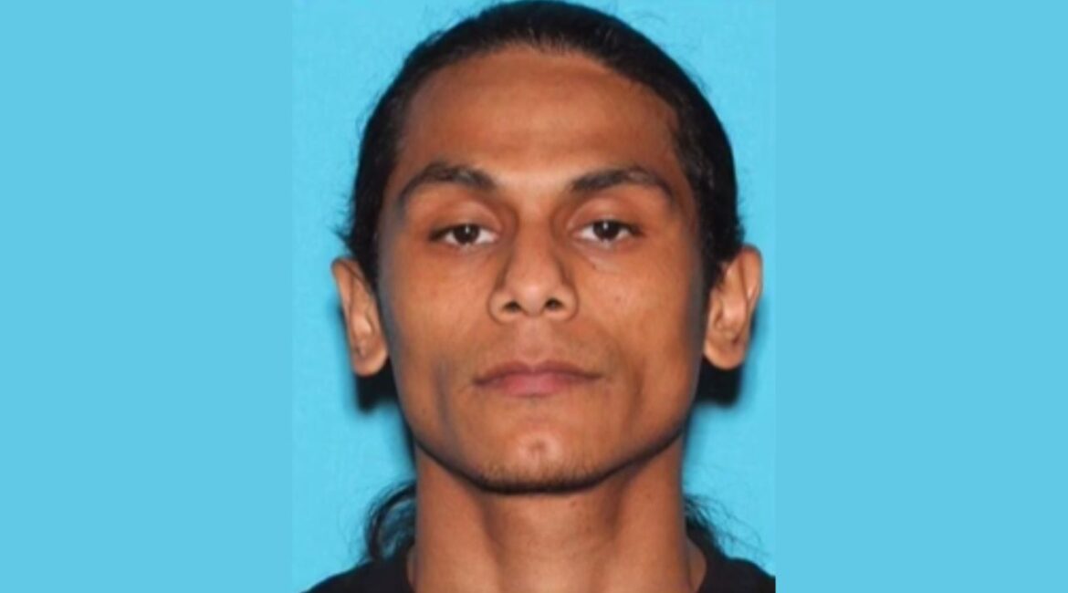 Rudy Aaron Molano, 29, was arrested Monday, March 2, 2026, in Fresno after allegedly punching a person at a business, then following the victims and firing three to four gunshots at them as their vehicles passed each other. (Fresno PD)