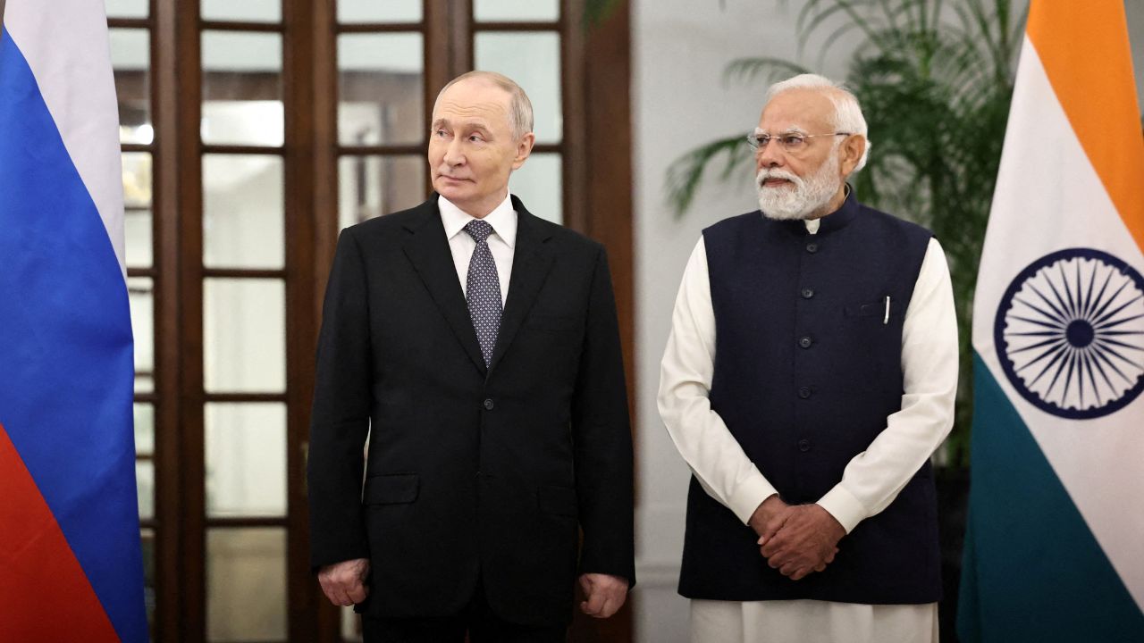 Russia's President Vladimir Putin and India's Prime Minister Narendra Modi attend a meeting in New Delhi, India, December 5, 2025. (Reuters File)