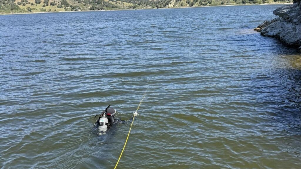 San Luis Obispo authorities say a 25-year-old Santa Maria man who went missing while swimming at Lopez Lake without a life preserver was found dead the next day after a coordinated search. (San Luis Obispo SO)