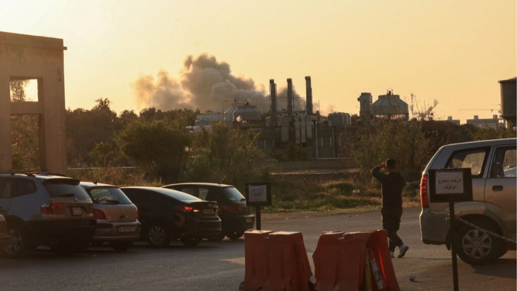 Smoke rises after an Israeli strike on Beirut's southern suburbs, following an escalation between Hezbollah and Israel amid the U.S.-Israeli conflict with Iran, Lebanon, March 10, 2026. (Reuters/ Raghed Waked)