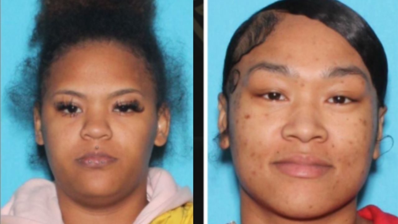 Teiah Fitzgerald (left), 25, and Mia Keobounleuang, 24, were arrested Thursday after Fresno police linked them to multiple retail thefts at stores across the city and recovered several thousand dollars in stolen property from their residence.