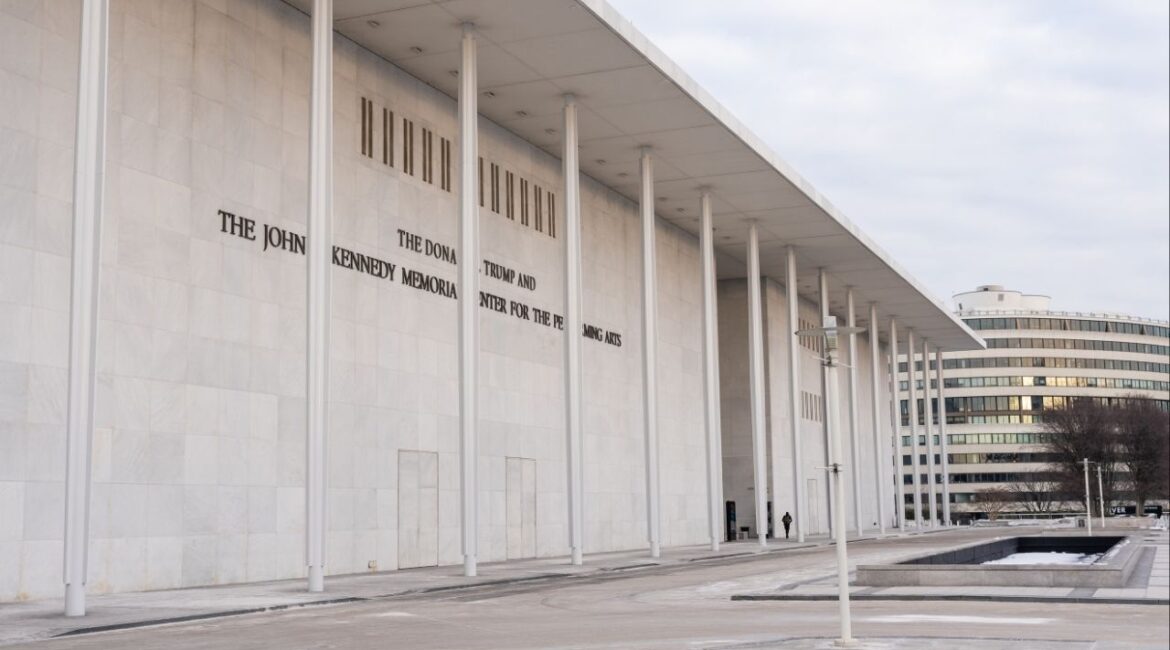 The Kennedy Center in Washington, Feb. 6, 2026. A federal judge in Washington on Saturday, March 6, ordered that Rep. Joyce Beatty (D-Ohio), be granted more information and be allowed to participate in a planning meeting about the future of the John F. Kennedy Center for the Performing Arts, temporarily resolving a minor standoff with President Donald Trump. (Eric Lee/The New York Times)