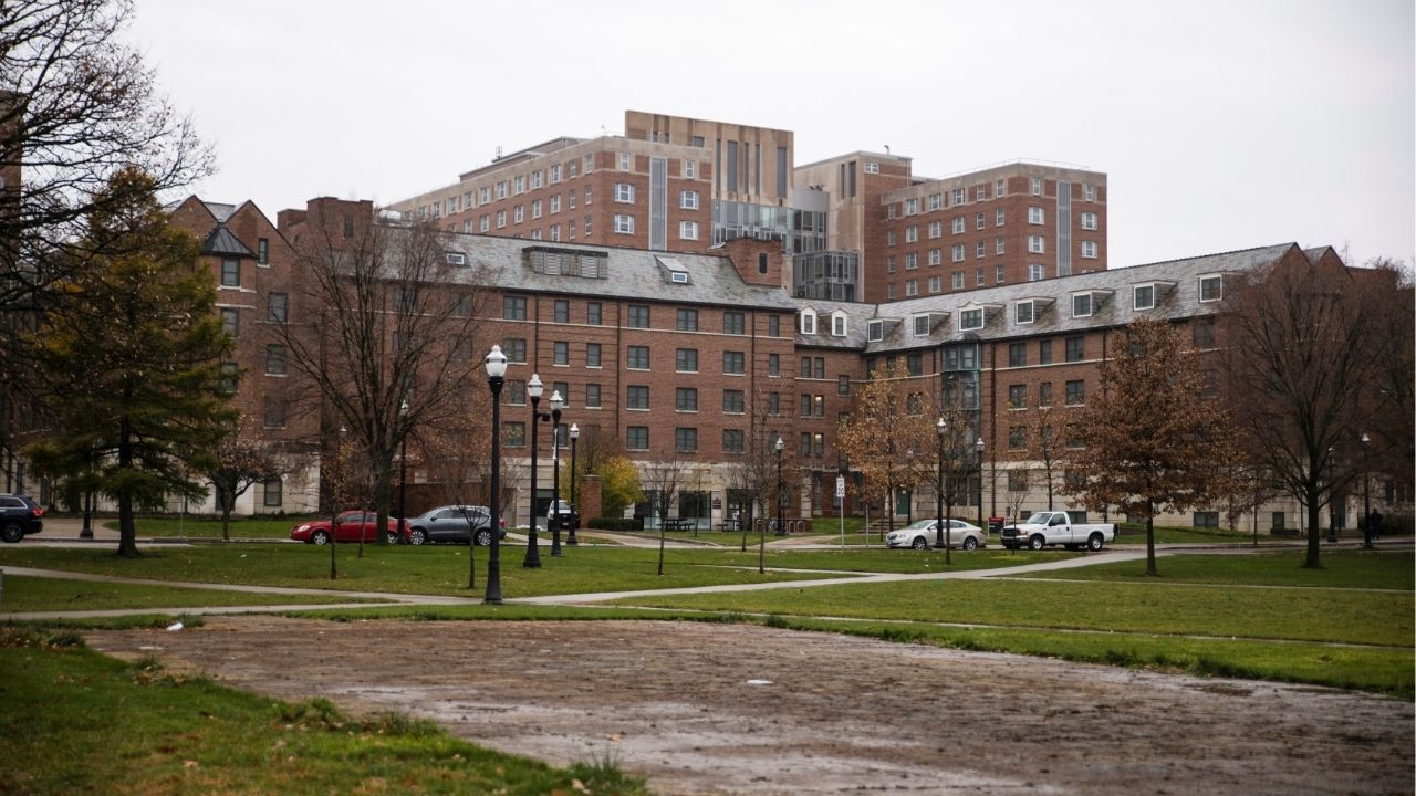 The Ohio State University campus in Columbus, Ohio, U.S., November 25, 2020. (Reuters/Megan Jelinger)