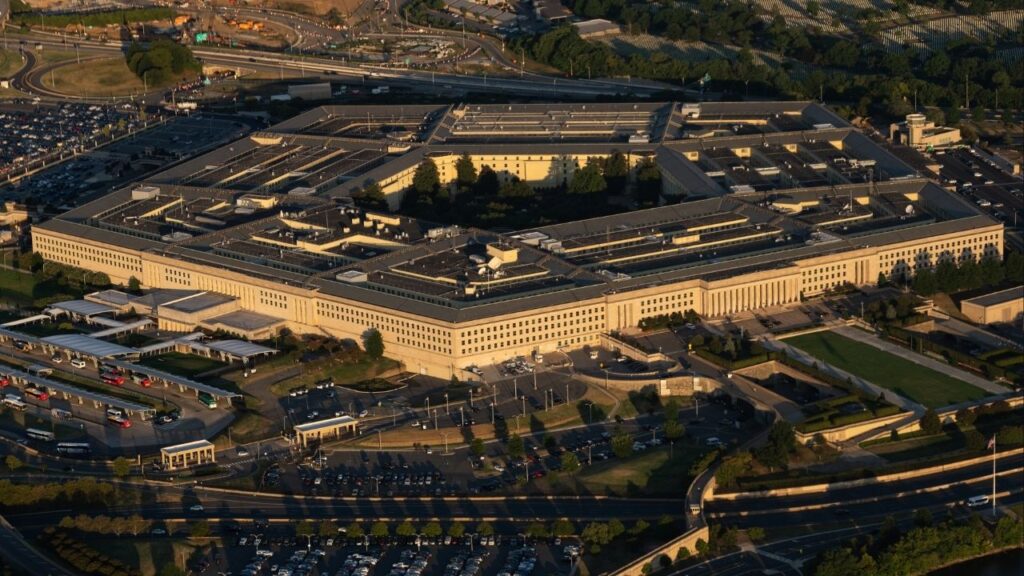 The Pentagon in Arlington, Va., Aug. 27, 2025. The U.S. government said on Tuesday, March 17, 2026, that it had deemed the artificial intelligence company Anthropic an “unacceptable risk” to national security because the start-up could disable or alter its technology to suit its own interests, rather than the country’s priorities, in a time of war. (Tierney L. Cross/The New York Times)