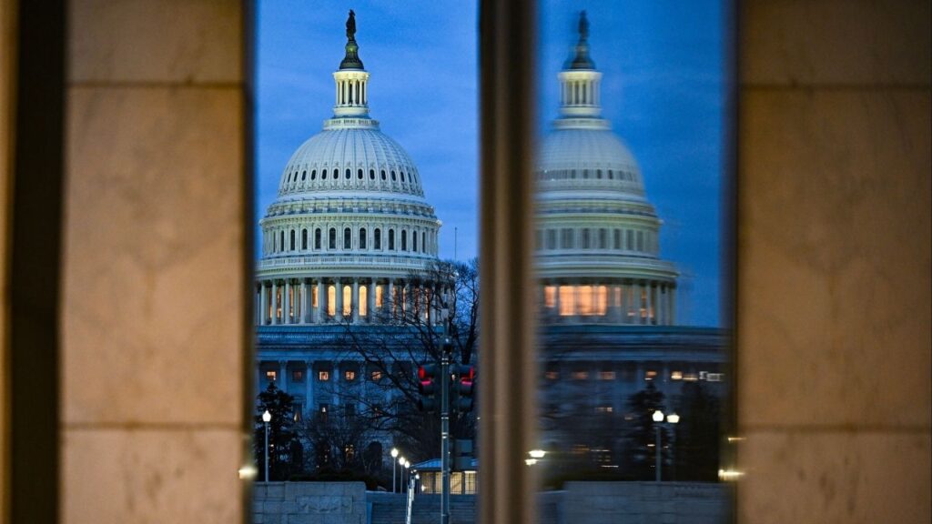 The U.S. Capitol in Washington, on March 19, 2026. A day after President Donald Trump said he did not want a compromise, Republicans were exploring breaking off ICE funding so the rest of the Department of Homeland Security could reopen. (Kenny Holston/The New York Times)
