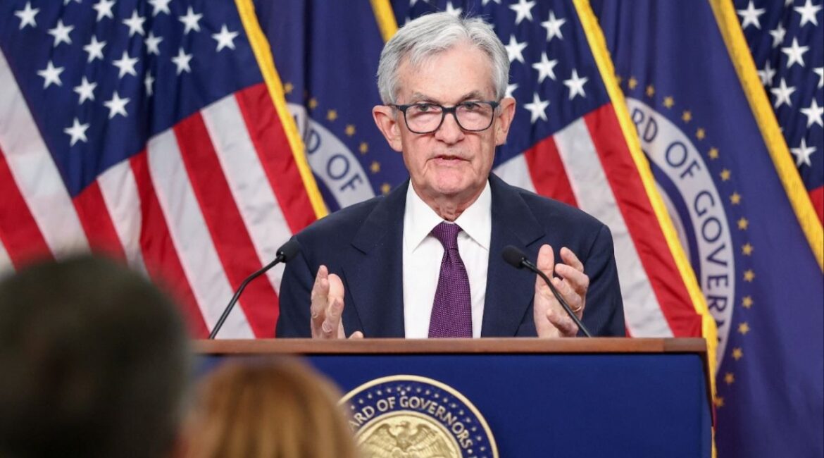 U.S. Federal Reserve Chair Jerome Powell holds a press conference following a two-day meeting of the Federal Open Market Committee (FOMC), at the Federal Reserve in Washington, D.C., U.S., March 18, 2026. (Reuters/Kevin Lamarque)