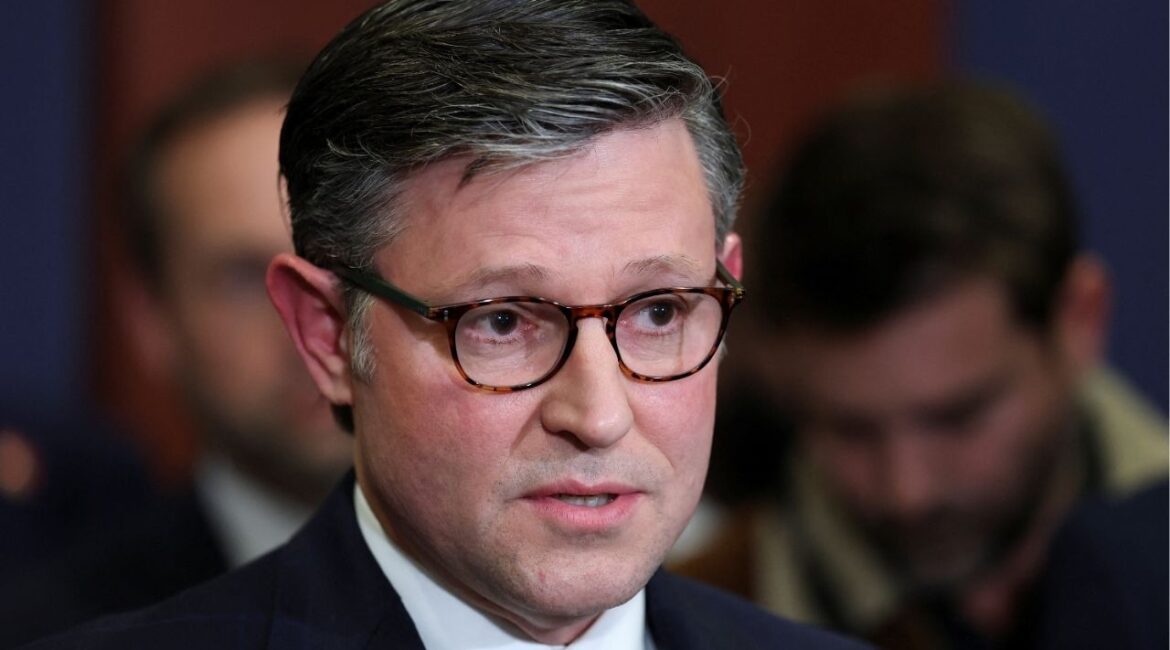 U.S. Speaker of the House Mike Johnson (R-LA) speaks with the media on the day of classified briefings for the U.S. Senate and House of Representatives on the situation in Iran, on Capitol Hill in Washington, D.C., U.S., March 3, 2026. (reuters/Kylie Cooper)
