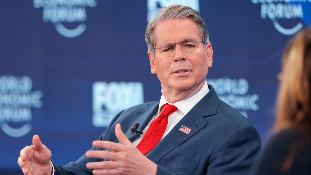 U.S. Treasury Secretary Scott Bessent attends the 56th annual World Economic Forum (WEF) meeting in Davos, Switzerland, January 20, 2026. (Reuters File)