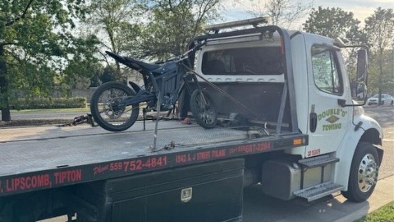 Visalia police issued 15 citations and towed two motorcycles during an enforcement operation targeting illegal e-bike and motorcycle use, particularly involving juveniles. (Visalia PD)