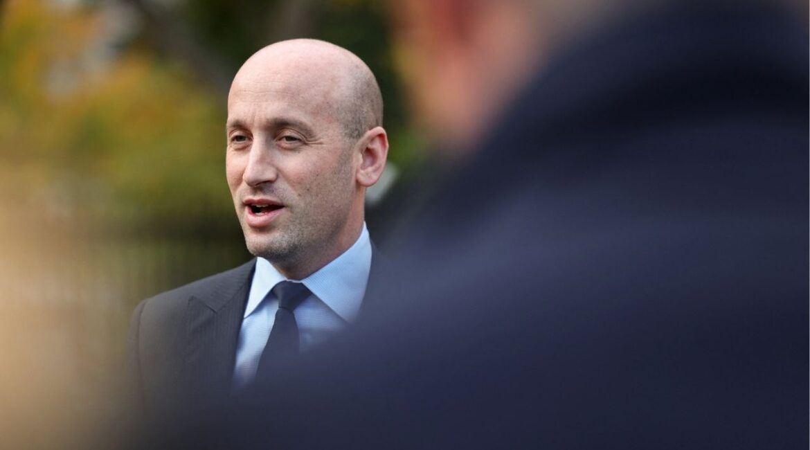 White House Deputy Chief of Staff Stephen Miller speaks with reporters outside the West Wing of the White House in Washington, D.C., U.S., October 24, 2025. (Reuters/Kylie Cooper)