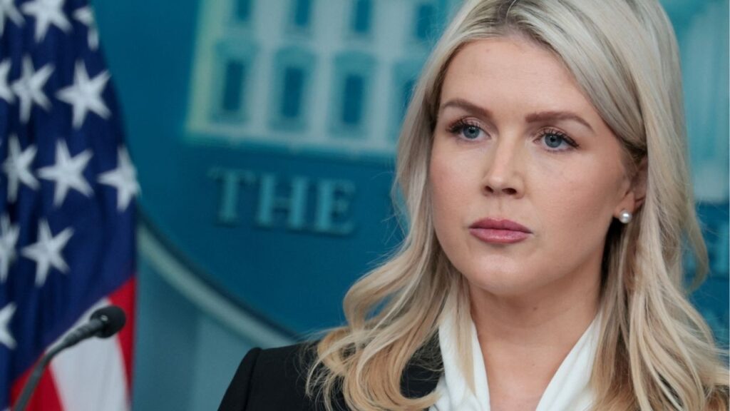 White House Press Secretary Karoline Leavitt holds a press briefing at the White House in Washington, D.C., U.S., March 4, 2026. (Reuters/Jonathan Ernst)