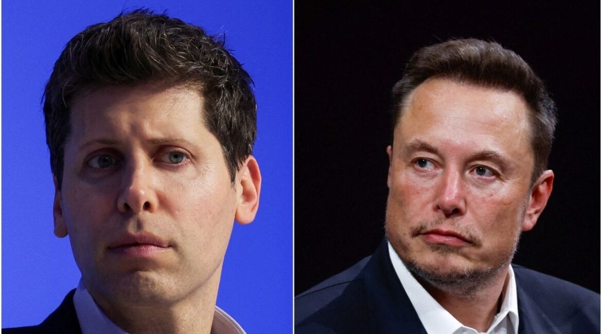 A combination image shows Sam Altman, CEO of OpenAI, during the Asia-Pacific Economic Cooperation (APEC) CEO Summit in San Francisco, California, U.S., on November 16, 2023 and Elon Musk, Chief Executive Officer of SpaceX and Tesla and owner of X, formerly known as Twitter during Viva Technology conference dedicated to innovation and startups at the Porte de Versailles exhibition centre in Paris, France, June 16, 2023. (Reuters File)