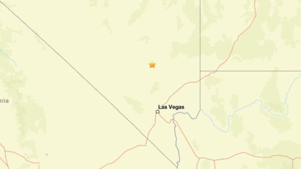 A magnitude 4.7 earthquake was recorded April 29 about 26 kilometers south-southwest of Alamo, Nevada, at a depth of 6.5 kilometers, according to the U.S. Geological Survey. (USGS)
