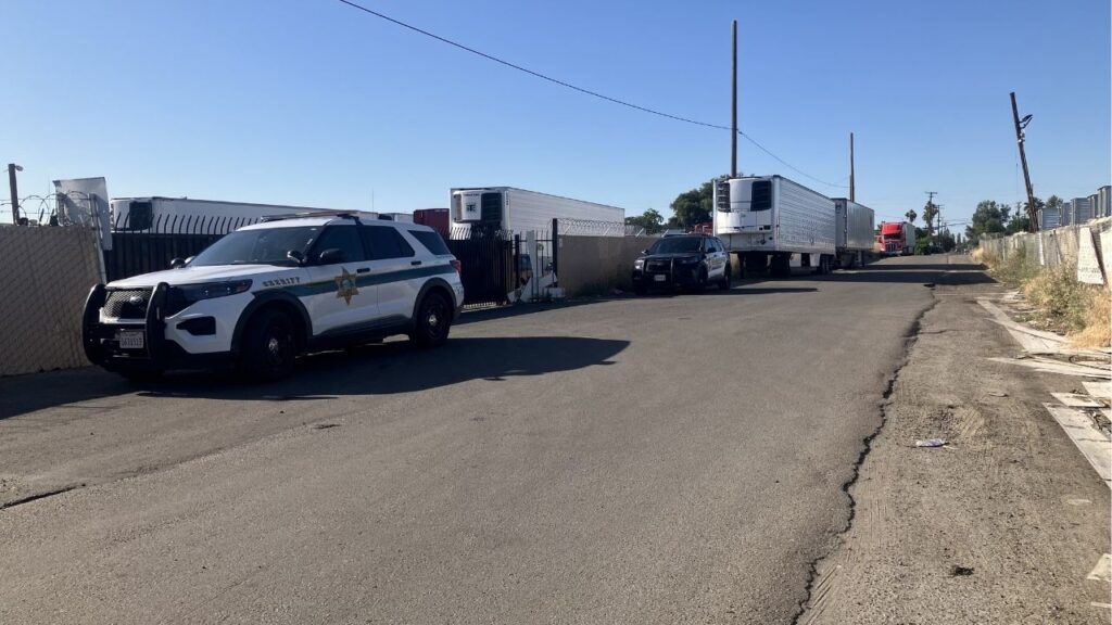 A mechanic in his 20s was fatally crushed between a semi-truck and trailer at a Fresno trucking yard on Wednesday, April 29, 2026, authorities said. (Fresno County SO)