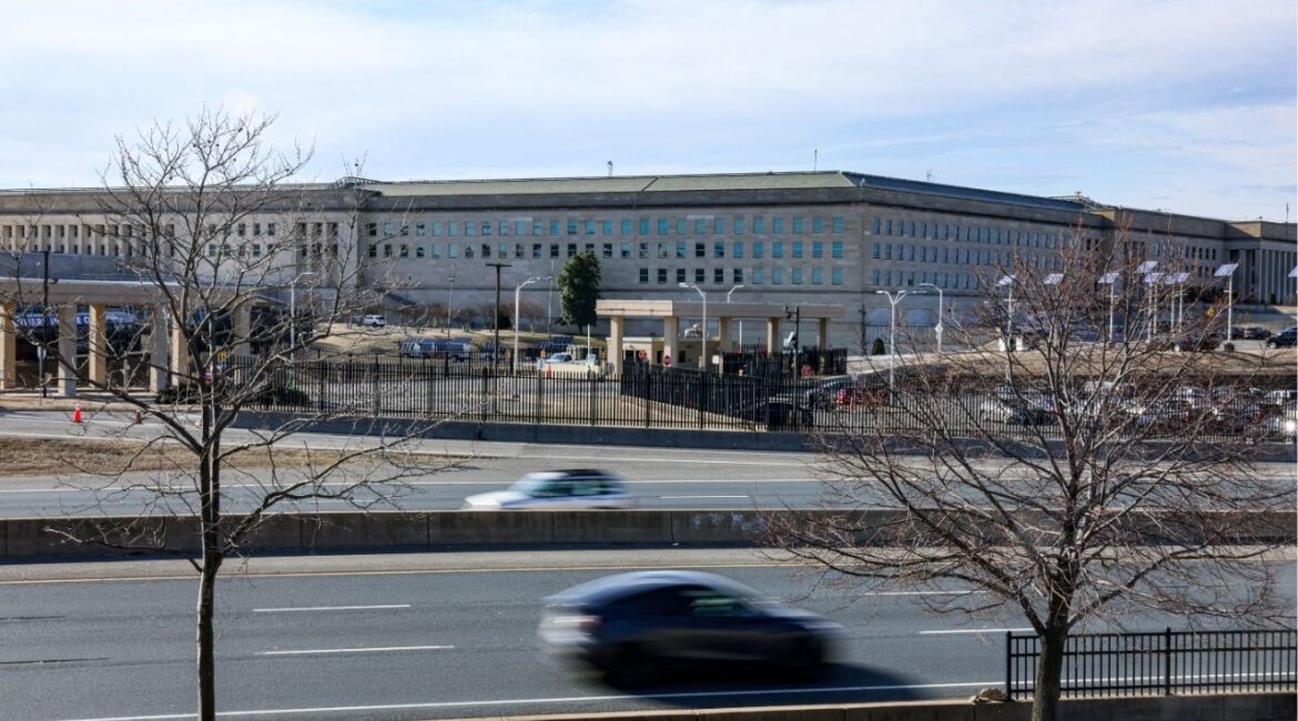 A view of the Pentagon in Arlington, Va., on Feb. 25, 2025. The Pentagon has been taking steps to increase its editorial control of Stars and Stripes, a newspaper which has covered the military continuously since World War II and is partly funded by the Defense Department. (Valerie Plesch/The New York Times)
