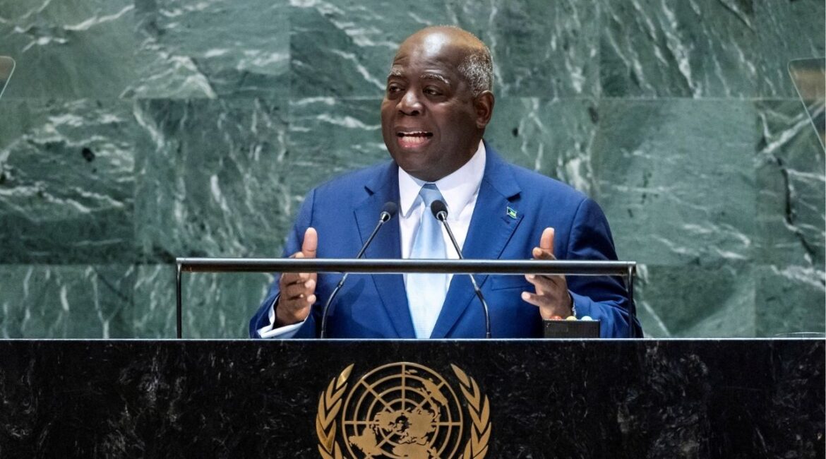 Bahamas's Prime Minister Philip Edward Davis addresses the 79th United Nations General Assembly at U.N. headquarters in New York, U.S., September 27, 2024. (Reuters File)