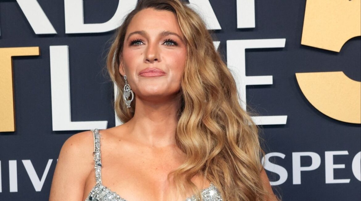 Blake Lively arrives for the Saturday Night Live 50: The Anniversary Special at 30 Rockefeller Plaza in New York City, U.S., February 16, 2025. (Reuters/Caitlin Ochs)