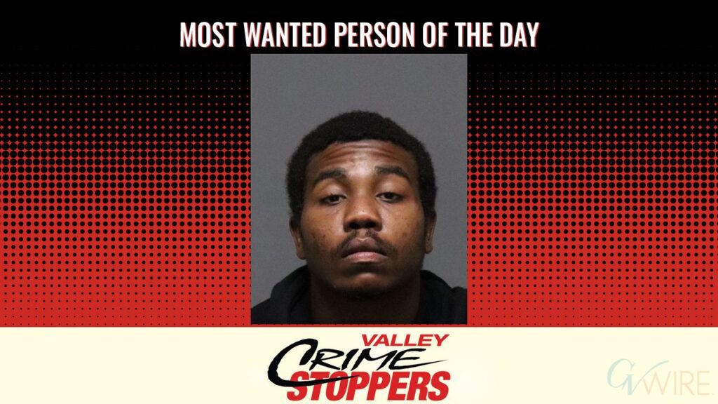 Brandon Medley is Valley Crime Stoppers' Most Wanted Person of the Day for April 24, 2026. (Valley Crimes Stoppers)