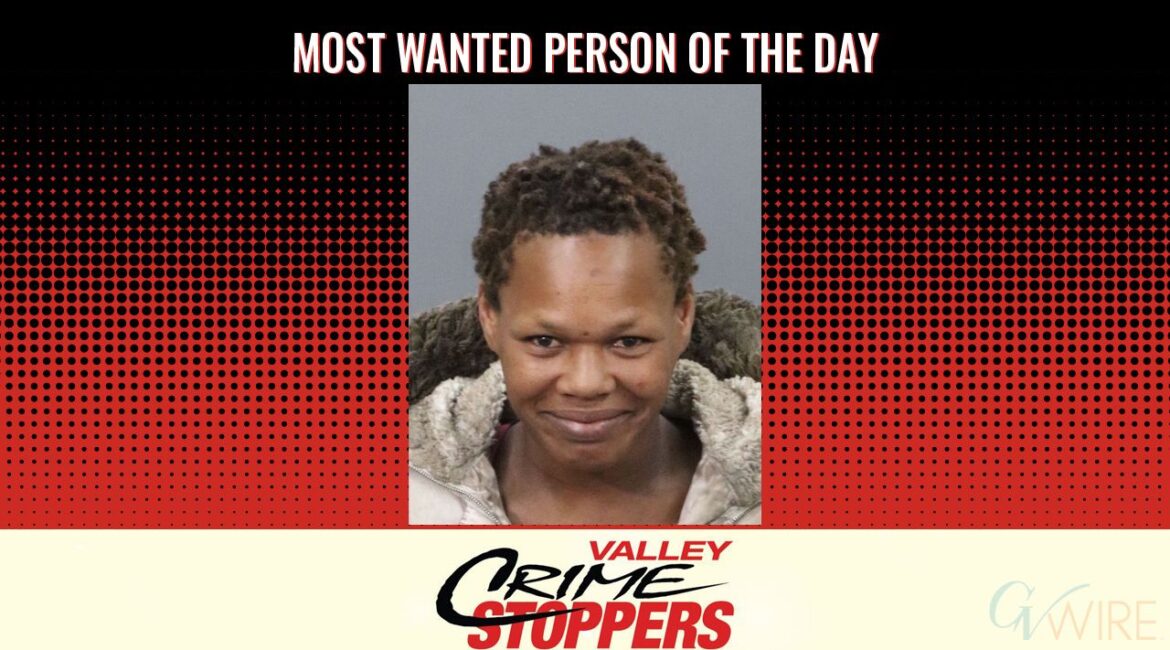 Brendalon Marie Rivers is Valley Crime Stoppers' Most Wanted Person of the Day for April 8, 2026. (Valley Crimes Stoppers)