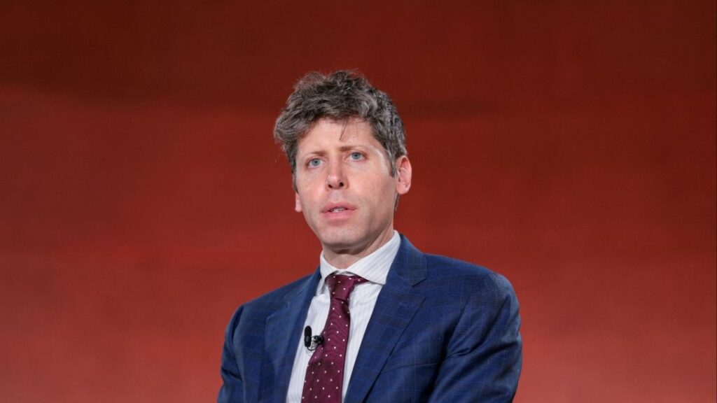 CEO of OpenAI Sam Altman speaks during the 2026 Infrastructure Summit of government officials, corporate executives, and labor leaders, in Washington, D.C., U.S., March 11, 2026. (Reuters File)