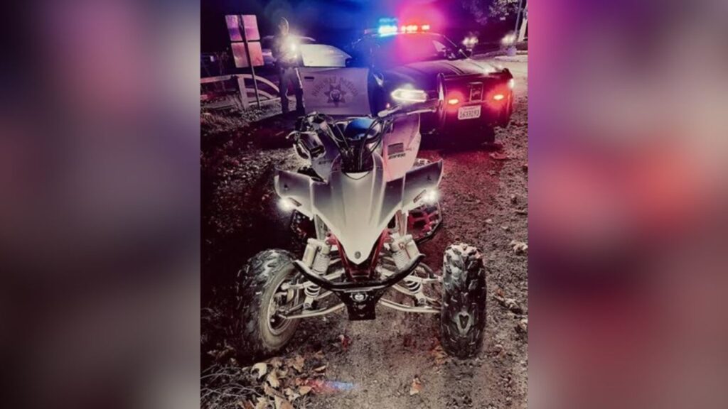 CHP-Hanford warns that off-highway vehicles are illegal and dangerous on public roads and urges riders to cross streets safely, wear helmets, and stay sober. (CHP)