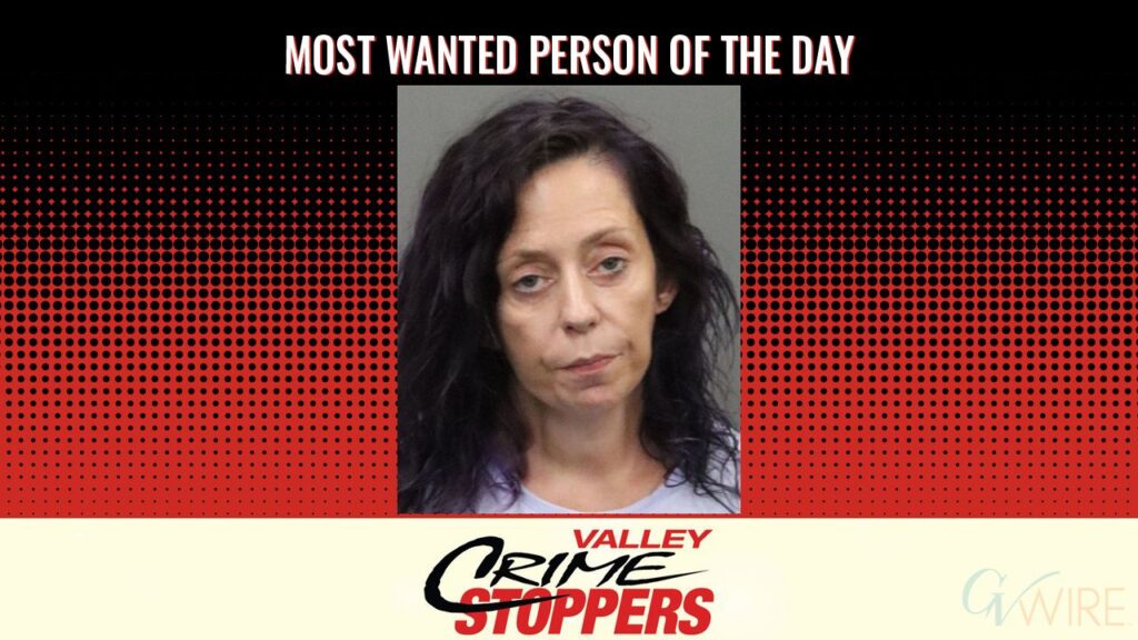 Cheryl Lynn Davis is Valley Crime Stoppers' Most Wanted Person of the Day for April 6, 2026. (Valley Crimes Stoppers)