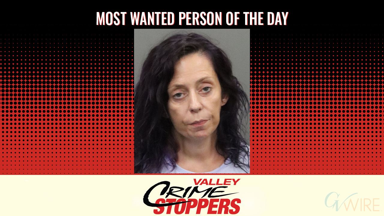 Cheryl Lynn Davis is Valley Crime Stoppers' Most Wanted Person of the Day for April 6, 2026. (Valley Crimes Stoppers)