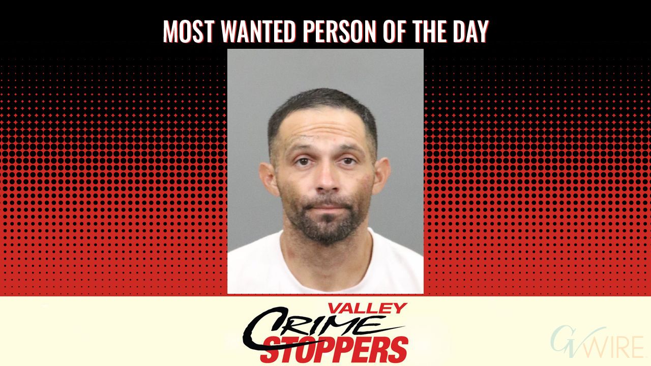 Christopher James Quintana is Valley Crime Stoppers' Most Wanted Person of the Day for April 1, 2026. (Valley Crimes Stoppers)