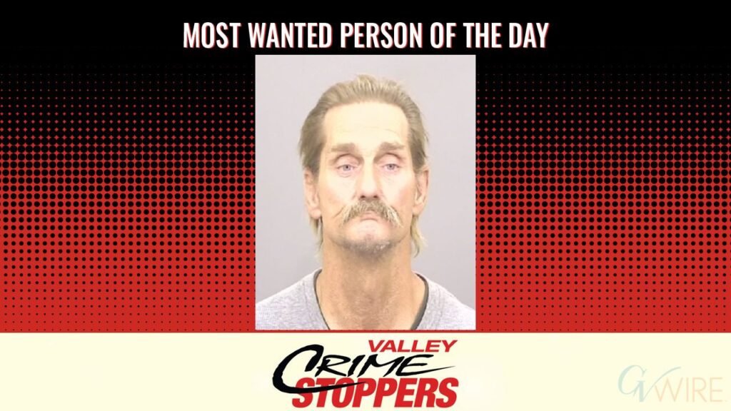 Darrell Gean Ditto is Valley Crime Stoppers' Most Wanted Person of the Day for April 15, 2026. (Valley Crimes Stoppers)