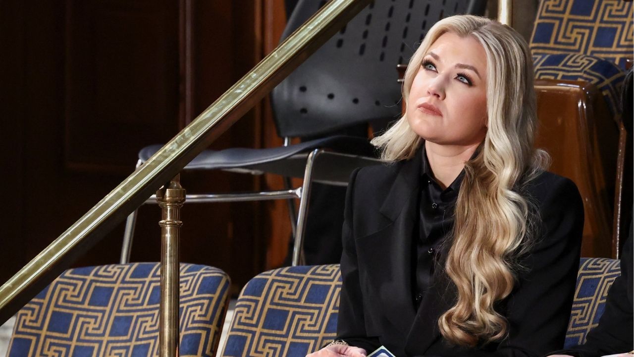 Erika Kirk, the widow of slain conservative activist Charlie Kirk, and U.S. President Donald Trump's special guest, looks up as she arrives for U.S. President Donald Trump's State of the Union address to a joint session of Congress in the House Chamber of the U.S. Capitol in Washington, D.C., U.S., February 24, 2026. (Reuters File)