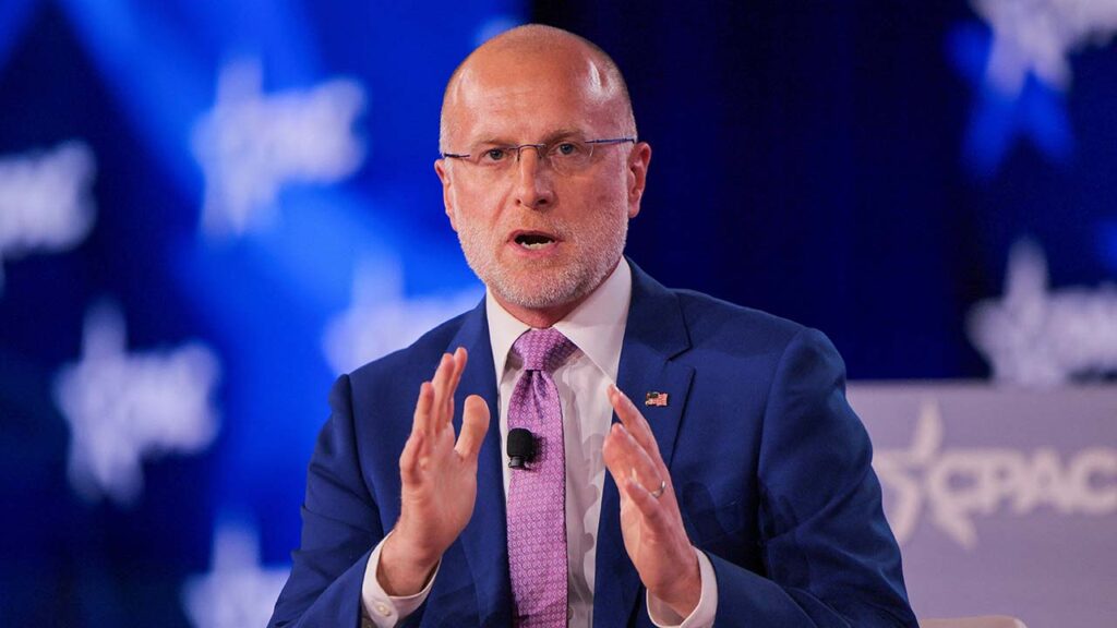 Brendan Carr, FCC Chairman, attends the Conservative Political Action Conference (CPAC) USA 2026 at the Gaylord Texan Resort and Convention Center, in Grapevine, Texas, U.S., March 27, 2026. (Reuters/File Photo)