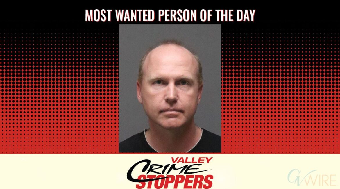 Kyle David Axton is Valley Crime Stoppers' Most Wanted Person of the Day for April 22, 2026. (Valley Crimes Stoppers)