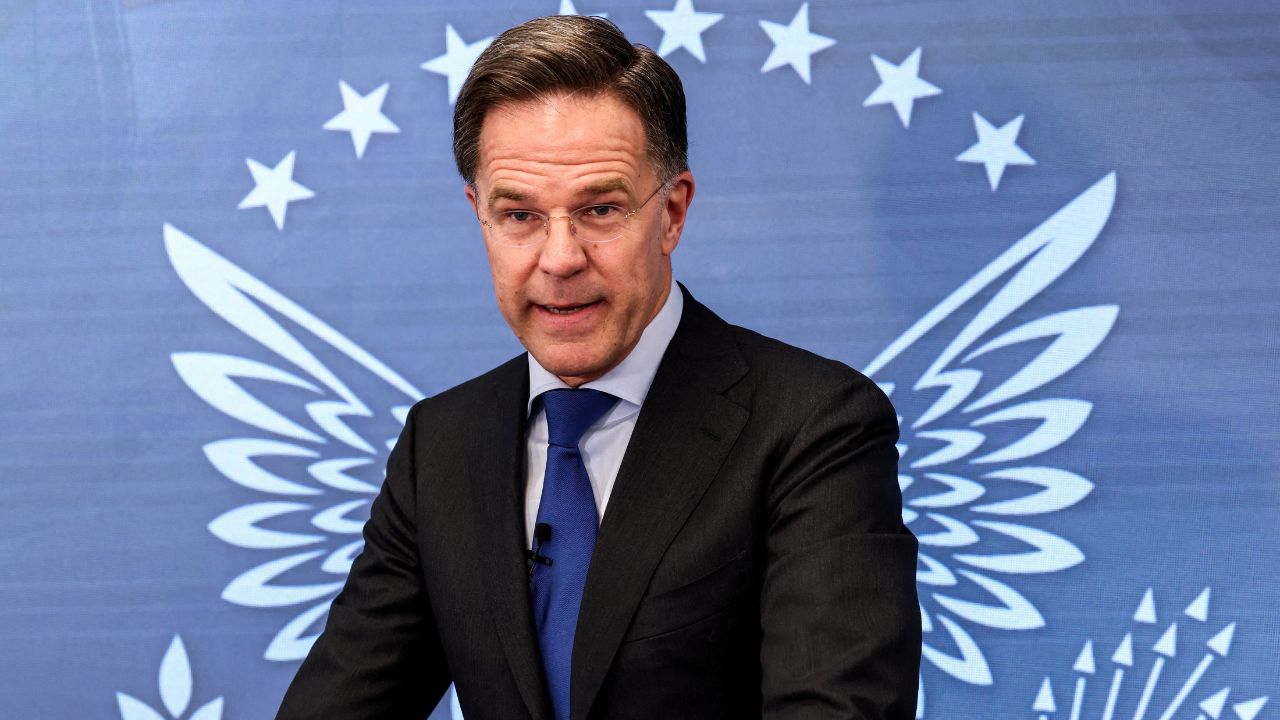 NATO's Secretary General Mark Rutte delivers a speech at the Ronald Reagan Presidential Foundation and Institute in Washington D.C., U.S., April 9, 2026. (REUTERS/Kevin Lamarque /File Photo)