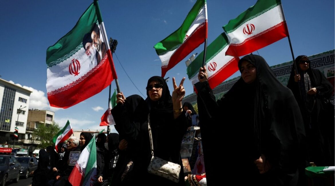 People gather after U.S. President Donald Trump said that he had agreed to a two-week ceasefire with Iran, in Tehran, Iran, April 8, 2026. Majid Asgaripour/WANA (West Asia News Agency) via REUTERS