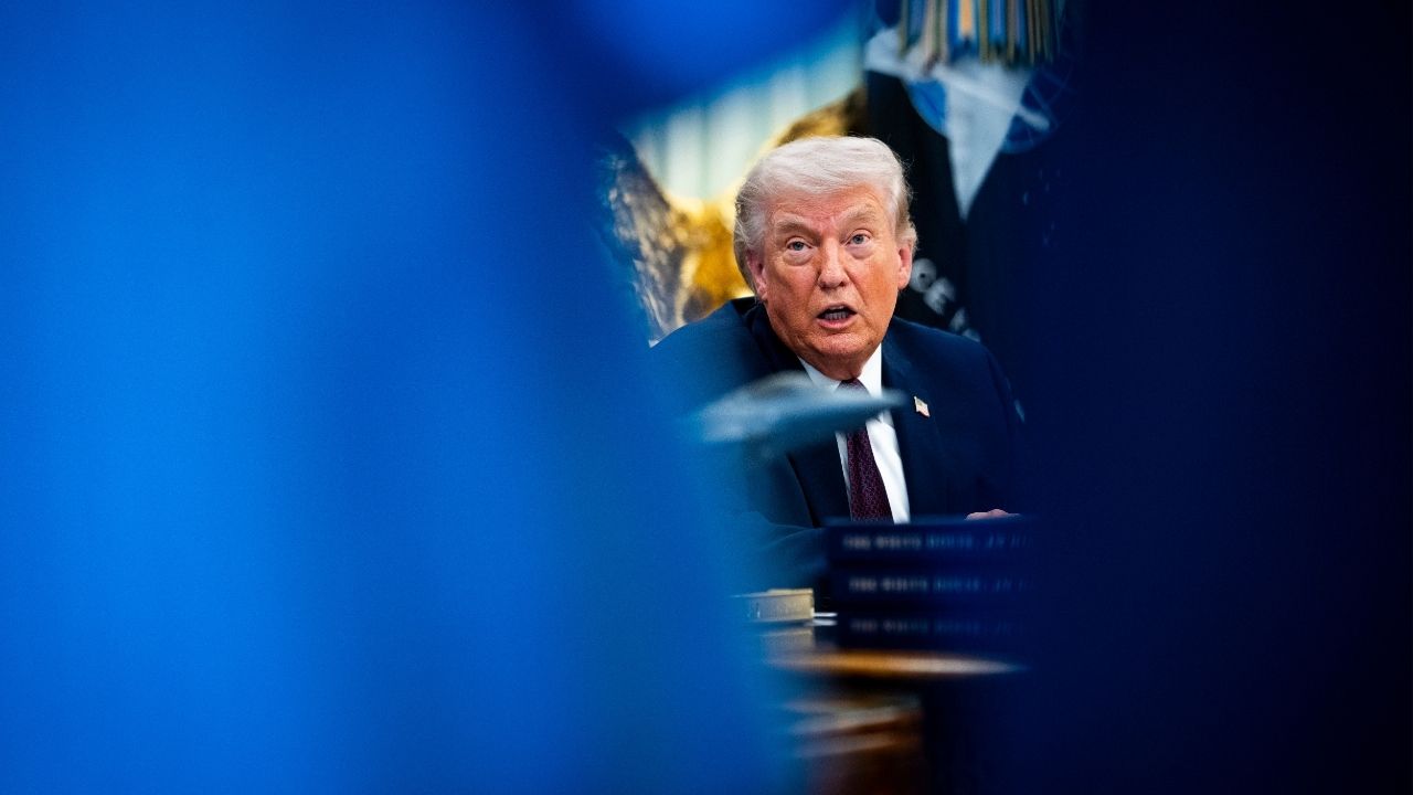 President Donald Trump at White House in Washington on Tuesday, March 31, 2026. President Trump celebrated the destruction of a bridge near Tehran on Thursday, warning on social media that there was “much more to follow.” (Doug Mills/The New York Times)