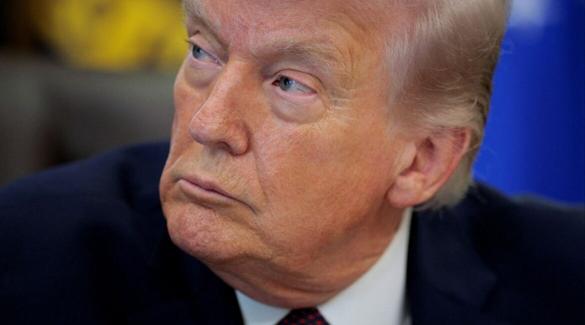 President Donald Trump attends the signing ceremony for an executive order on mail ballots, in the Oval Office of the White House in Washington, D.C., March 31, 2026. (Reuters File)