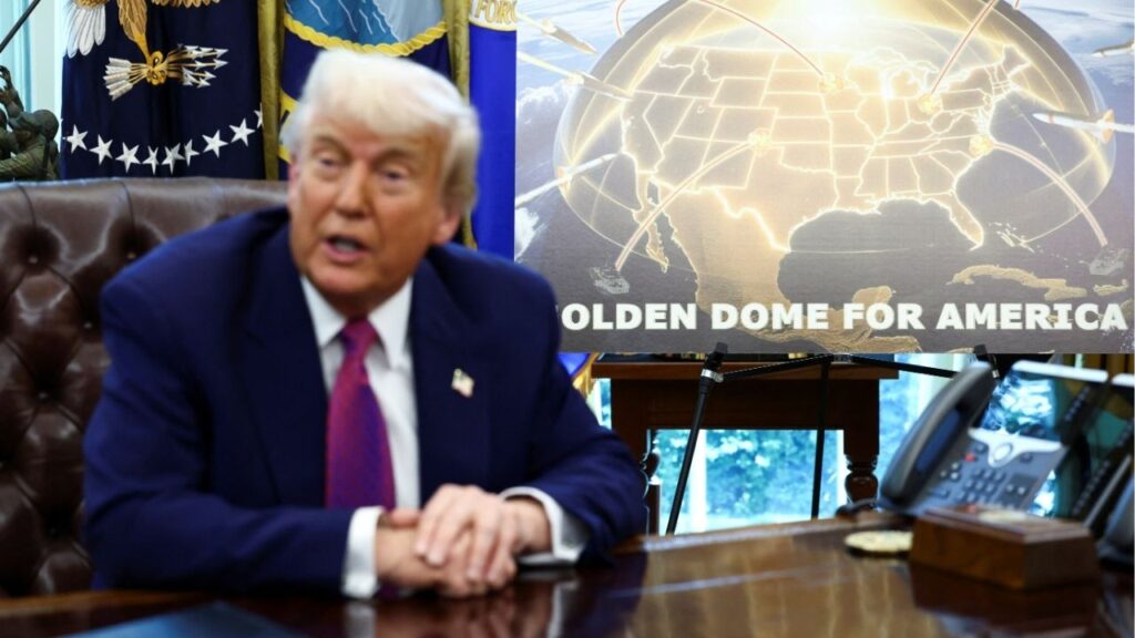 President Donald Trump makes an announcement regarding the Golden Dome missile defense shield in the Oval Office of the White House in Washington, D.C., U.S., May 20, 2025. (Reuters/Kevin Lamarque)