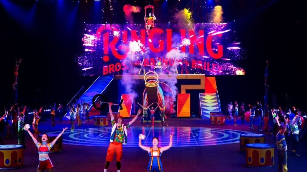 Ringling Bros. and Barnum & Bailey’s live circus returns to Fresno July 2–5, 2026, at the Save Mart Center, featuring acrobats, trapeze acts, and stunts, with tickets on sale April 14, 2026. (Ringling Bros. and Barnum & Bailey)