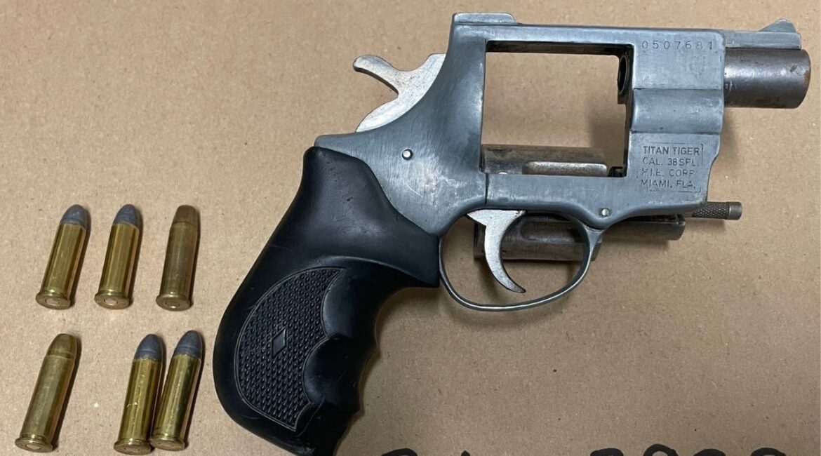 Sanger police arrested a suspected Bulldog Gang member on DUI and weapons charges after finding a loaded handgun during a traffic stop on Monday, April 6, 2026. (Sanger PD)