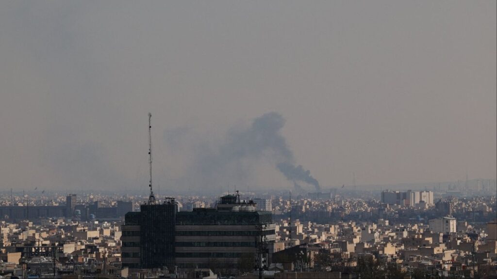 Smoke rises following a strike, amid the U.S.-Israeli conflict with Iran, in Tehran, Iran, April 1, 2026. (Reuters File)